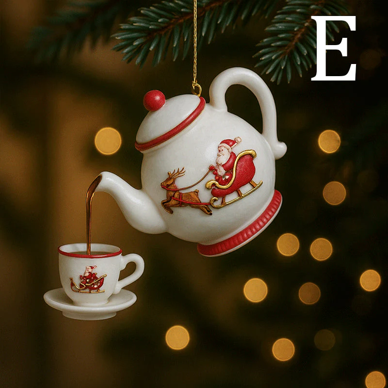 Christmas Teapot Ornament